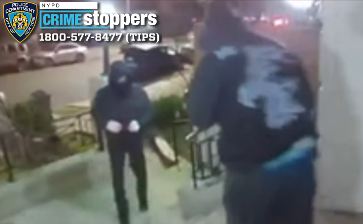 The suspects stormed the home around 7:30 p.m. on March 19