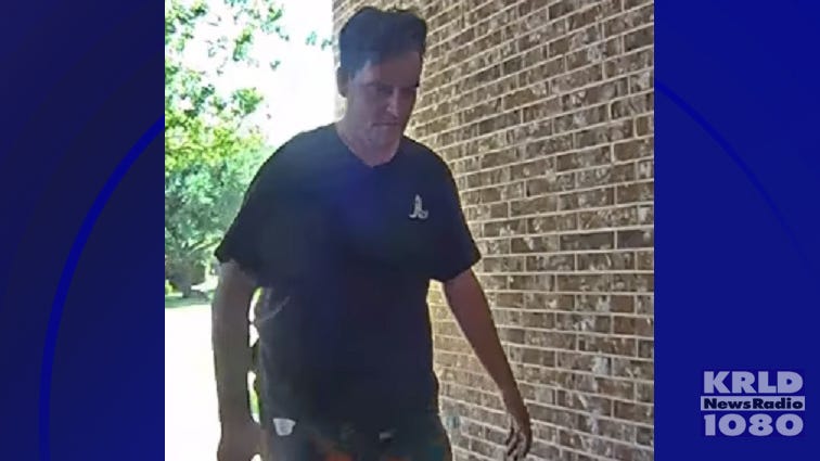 Video shows a clear view of a Colleyville porch pirate in action