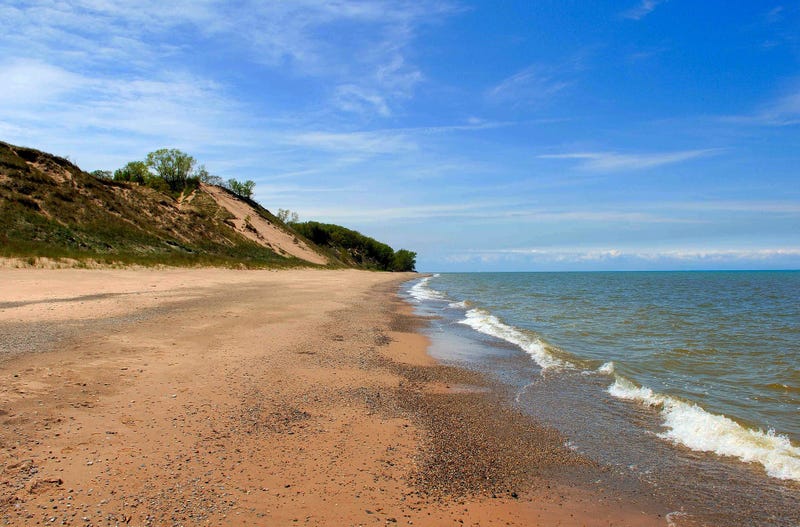 Central Beach scene - Indiana Dunes National Lakeshore