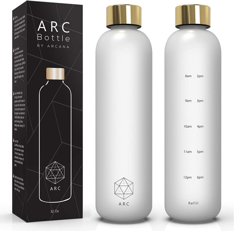 Water Bottle with Time Marker