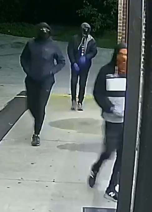 Image taken from video during the 7-Eleven robbery in Havertown on July 22.