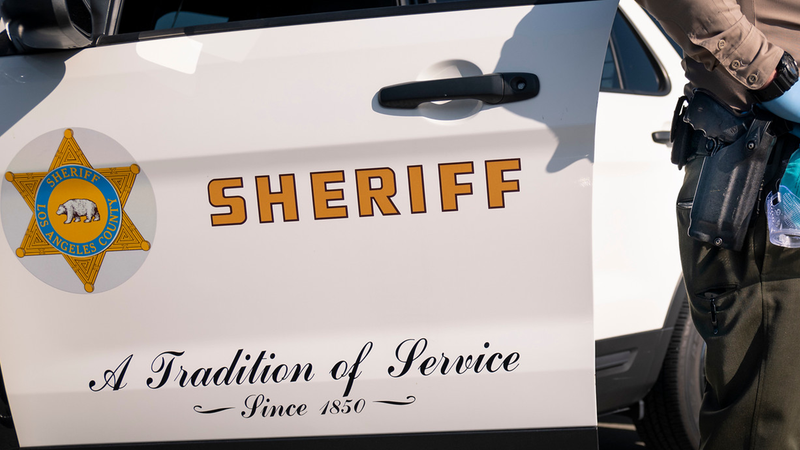 Los Angeles Sheriff's Department SUV door