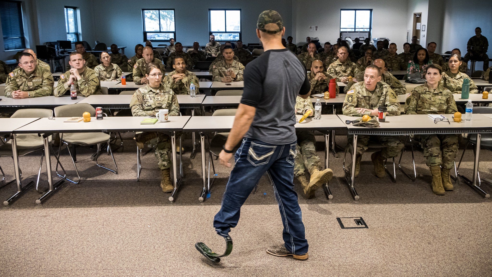 Weight We Carry: Disabled veteran teaches resiliency in face of suicide