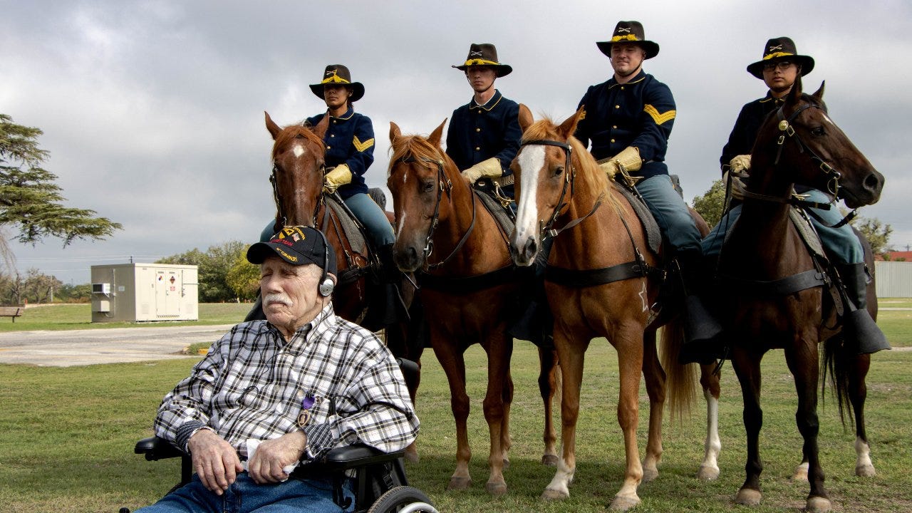 First Team celebrates Army veteran’s 100th birthday