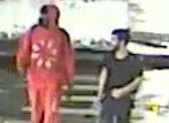 The two suspects were last seen fleeing on Lexington Avenue