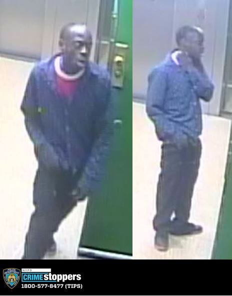 Surveillance image of suspect