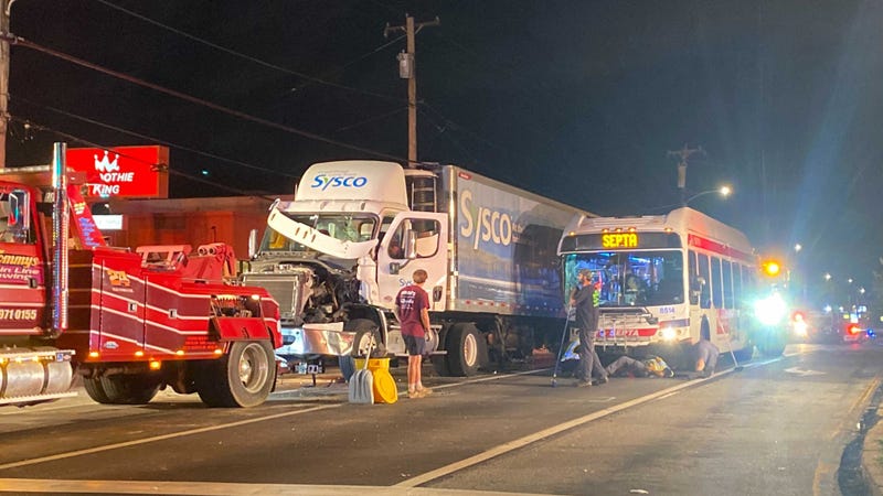 multi-vehicle crash in Haverford Township