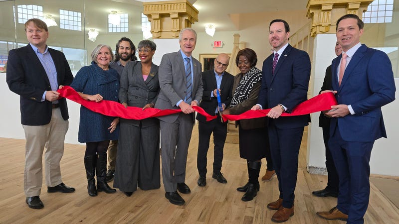 The Monroe ribbon cutting