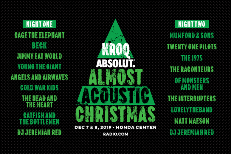 KROQ Almost Acoustic Christmas 2019 Both Nights