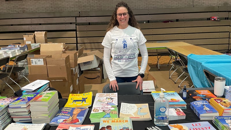 Rachelle Ferrelli with Book Trust said the nonprofit is upholding Martin Luther King’s legacy of literacy.