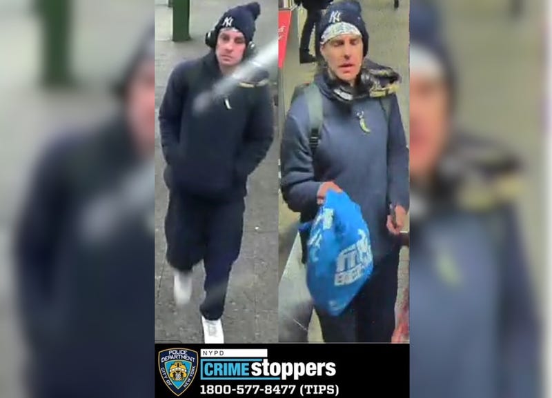 Police are searching for a suspect in Sunday evening's robbery at the Barclays Center stop