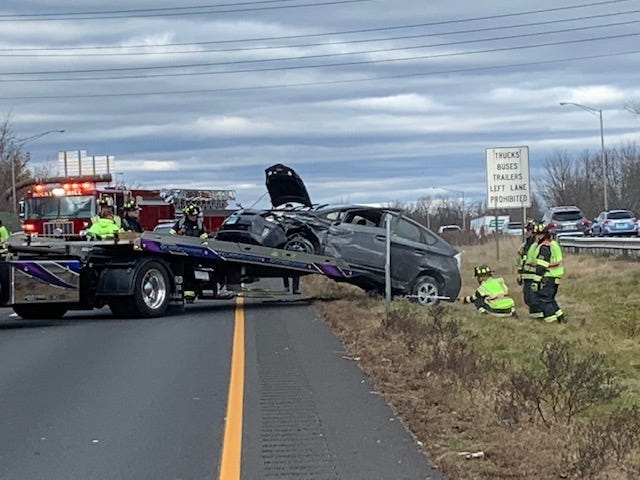 Rocky Hill Man Saved from Burning Car