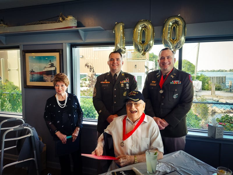 Honoring WWII field artillery veteran Jack Mapletoft's 100 years of life and service