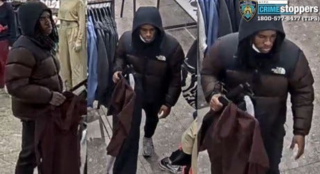 One of the five suspects sought by police