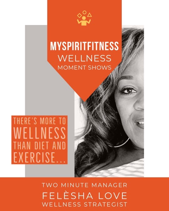 On Point with Juandolyn Stokes is pleased welcome our new feature, My Spirit Fitness’ Two Minute Manager, Felesha Love. Love is a professional broadcaster, educator, author, founder of Black Women in Radio (BWIR), and master wellness strategist.