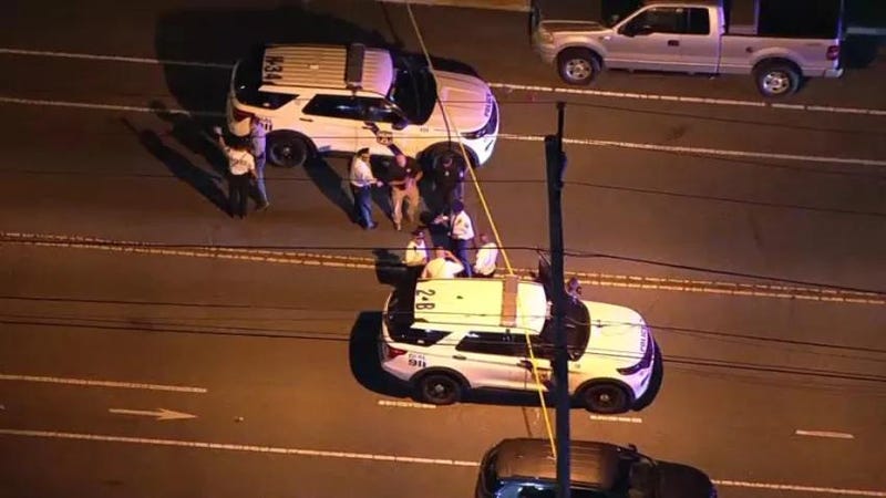 When police responded to reports of a man shot in Northeast Philadelphia, a shootout between police and the man who shot him ensued.