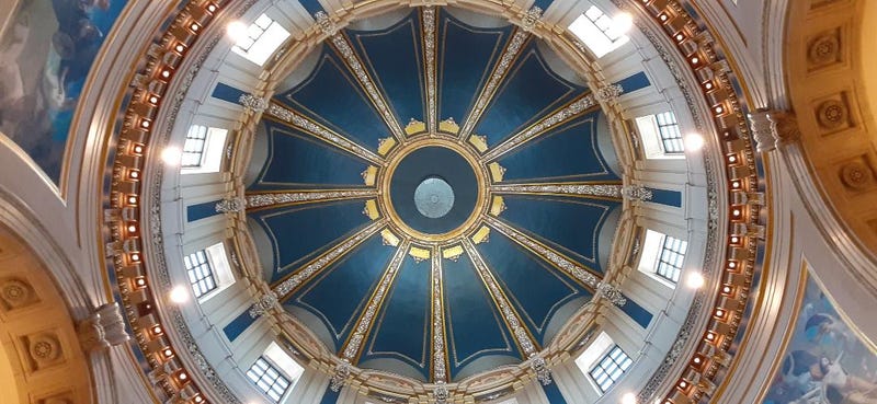 Minnesota capitol dome inside
