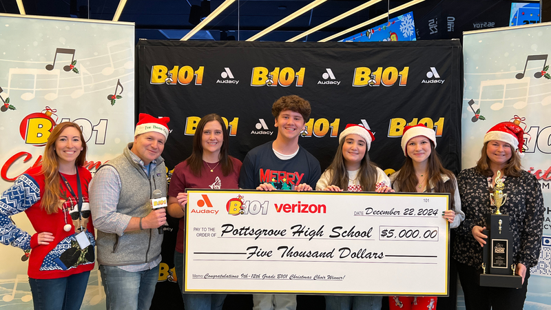 B101's 2024 High School Christmas Choir Competition Champions Pottsgrove High School Performs at B101