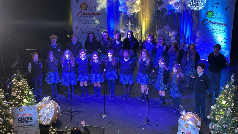 Notre Dame De Lourdes School, B101's 2025 Christmas Choir Competition K-8 Division Champions Open for the Philly Pops: A Philly Holiday Spectacular