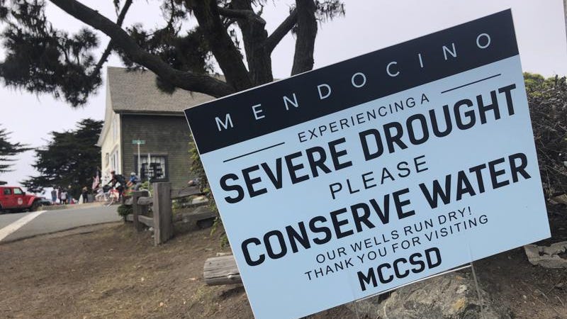 Drought-stricken Mendocino begs tourists to save water