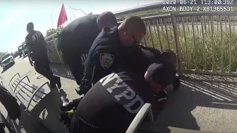 Over a dozen police unions suing NYC over 'diaphragm clause' in chokehold law: report