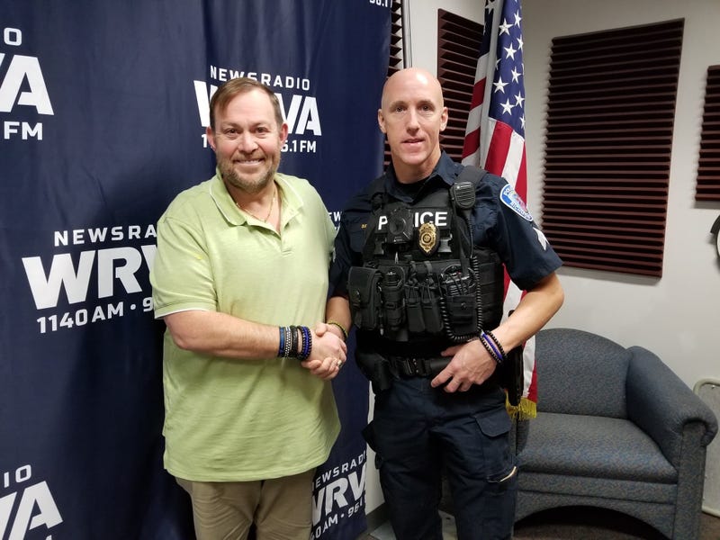 Jeff and Sgt. Michael Spinos