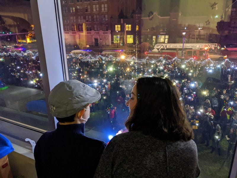 Cardinal Glennon light up event