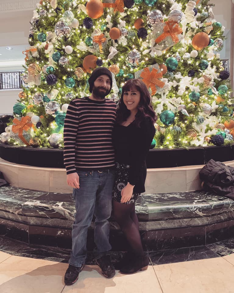 Eric and Alanna at Tower City in downtown Cleveland