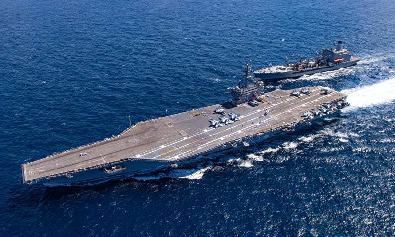 US aircraft carrier in the Middle East is heading home