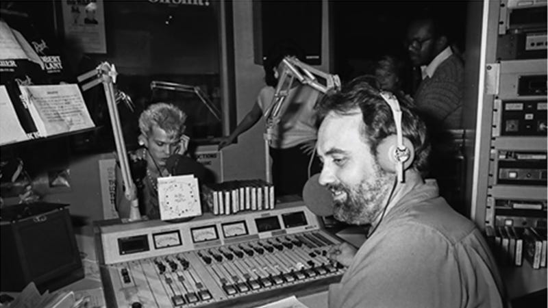 Billy Idol in studio at KISW