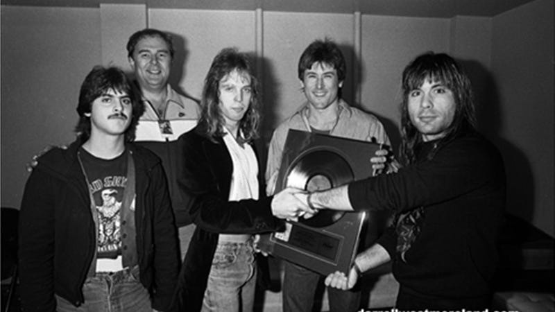 Steve Slaton with Iron Maiden