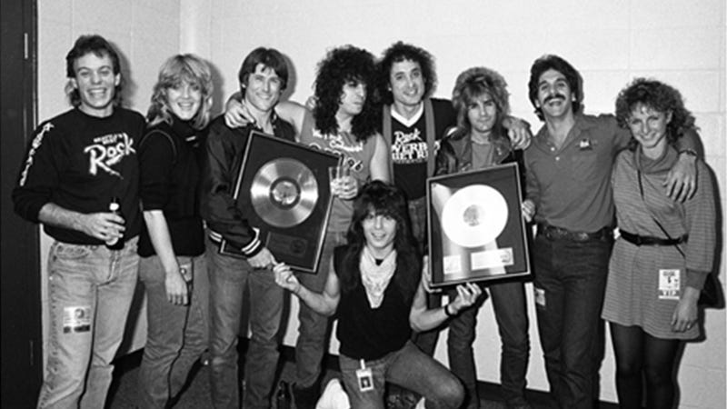 Gold Records with Quiet Riot