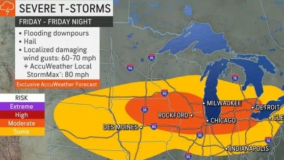 Entire Metro Detroit area under Flood Watch as 'torrential rainfall' from incoming thunderstorms forecasted