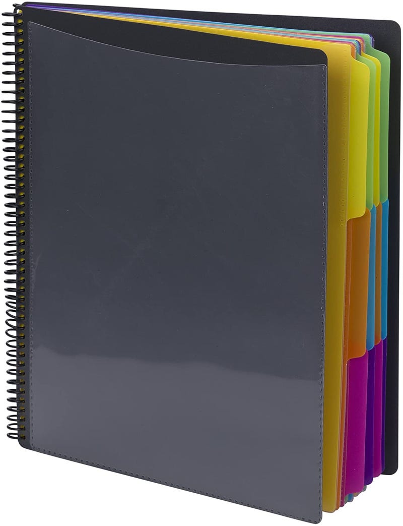Smead 24-Pocket Poly Project Organizer