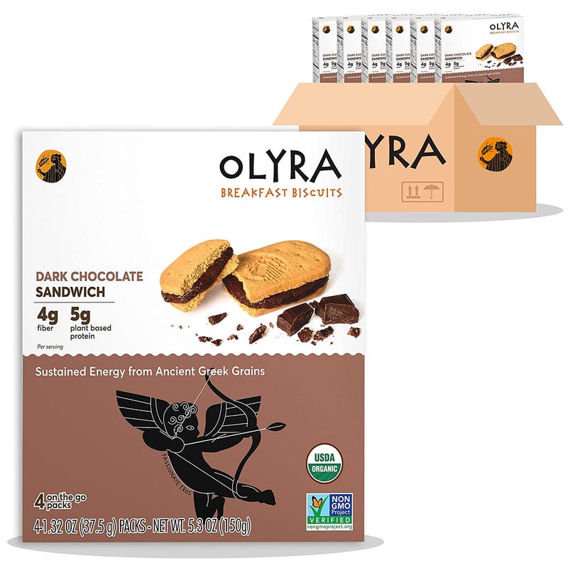 Olyra Vegan and Low-Sugar Chocolate Sandwich Cookies