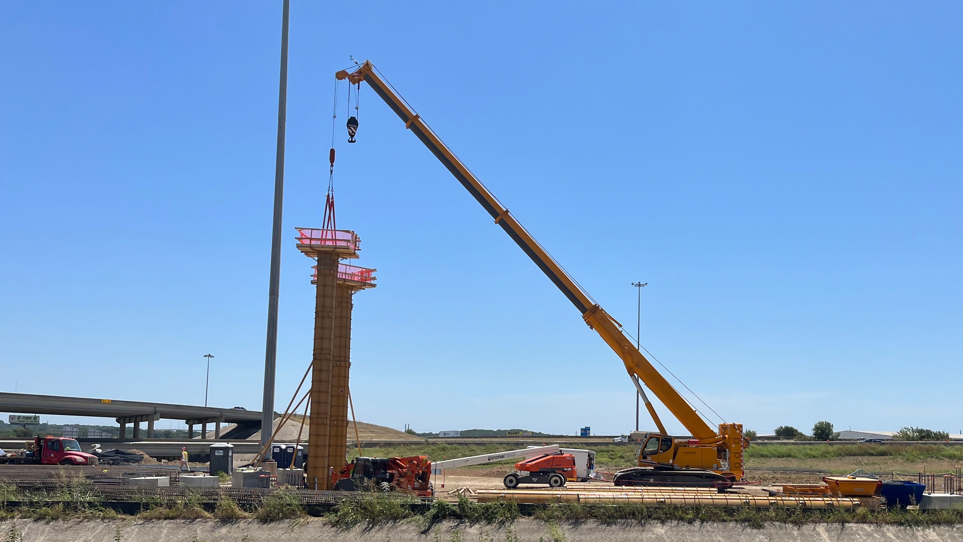 Construction crews take precautions as heat index approaches 110 degrees