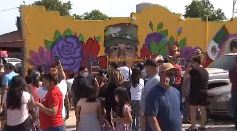 Fort Worth Mural Honors Fallen Soldier