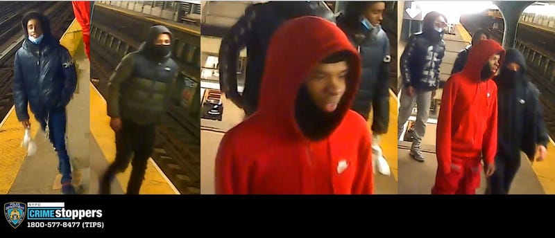 Surveillance images of suspects