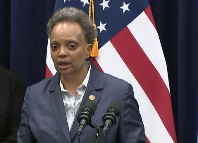 Chicago Mayor Lori Lightfoot