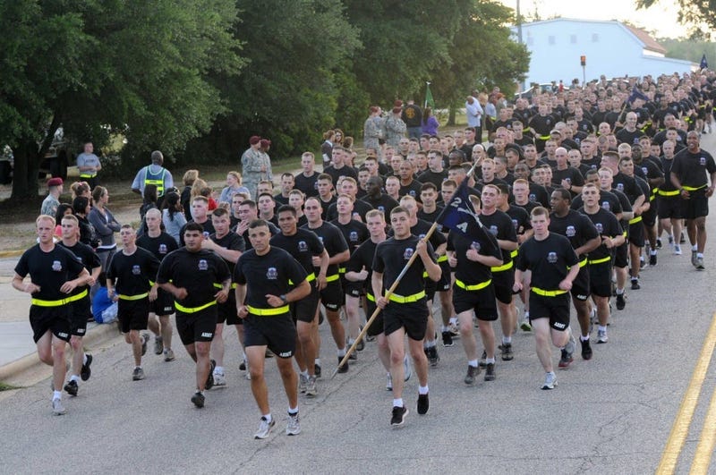 82nd Airborne Division run