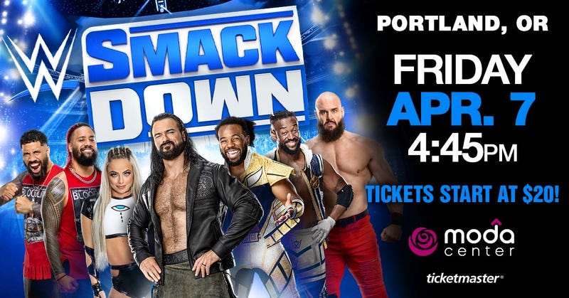 Friday Night Smackdown at Moda Center April 7, 2023