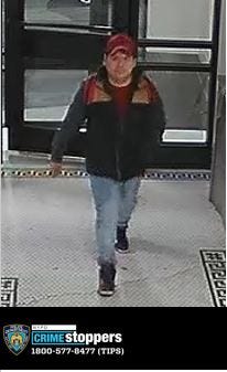 Surveillance image of suspect