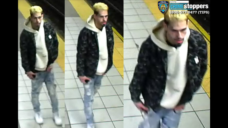 The suspect fled the station after Sunday night's attack