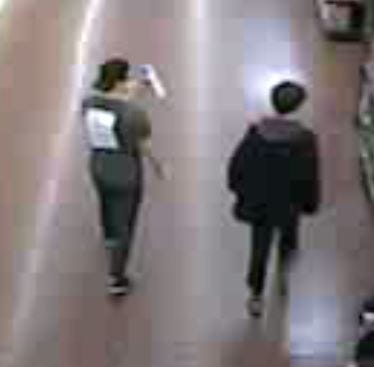 Joliet police are looking for two men whose stunt on Sunday cost Walmart about $10,000.