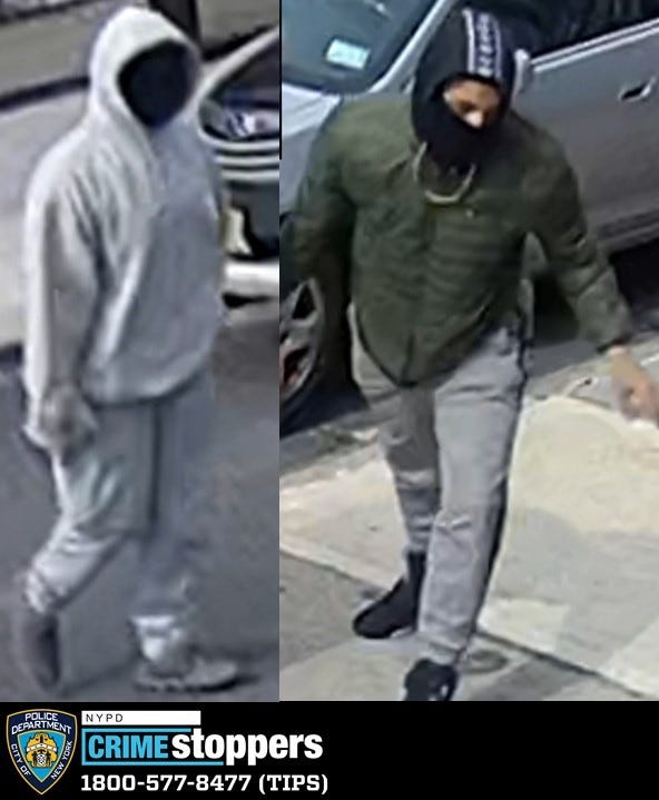 Trio of suspects wanted in pair of moped robberies in Brooklyn