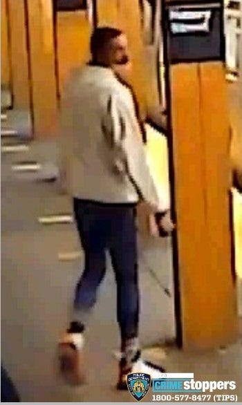 Surveillance image of suspect