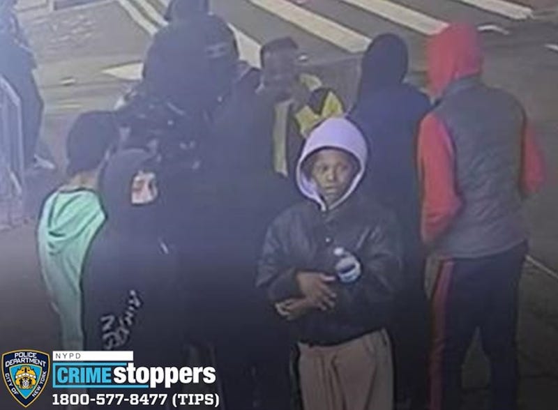 Police are searching for seven suspects seen in surveillance video from Hell's Kitchen on Wednesday night