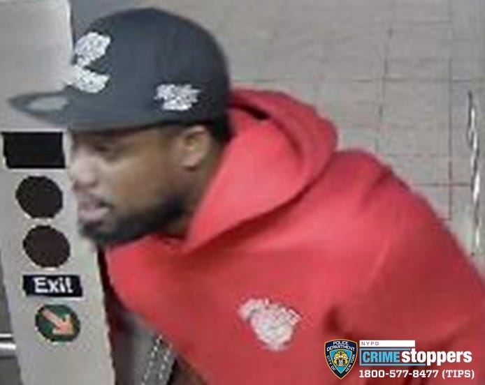 The suspected slasher being sought by police