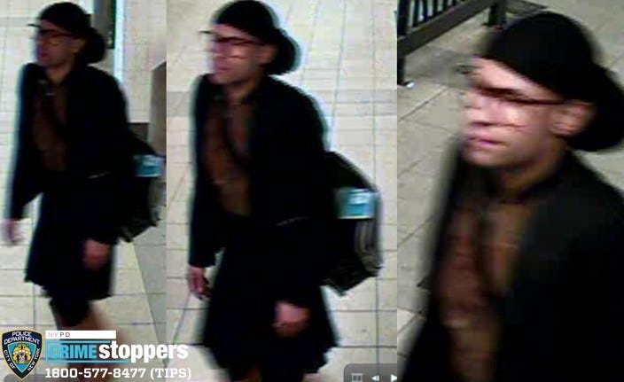 The suspect in Sunday afternoon's attack in Tribeca