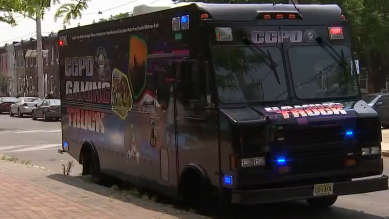 Camden County Police Department video game van